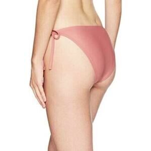 Mae Swimwear Women's Lara Lace Side Tie Bikini Bottom Medium Bronze
